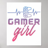 Gamer Girl Heartbeat-game Poster (Voorkant)