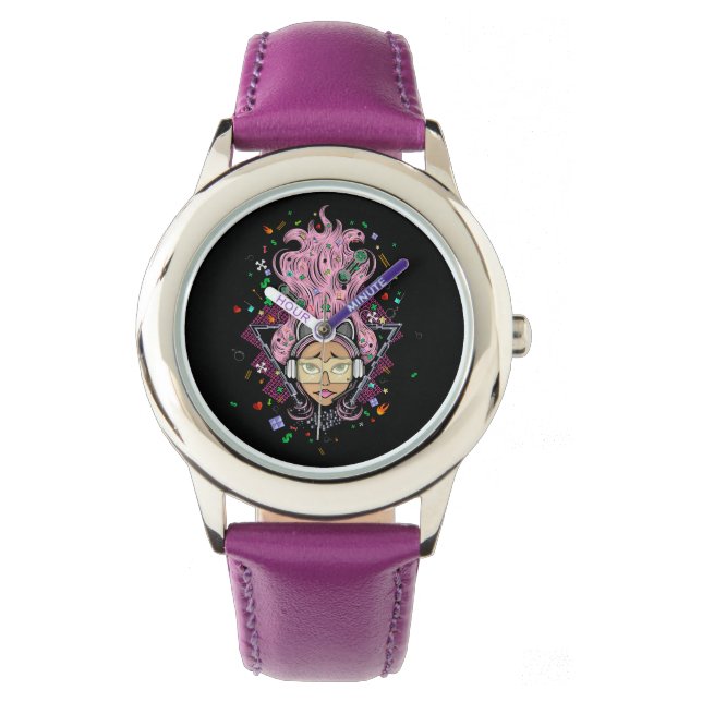 Gamer Girl Horloge (Voorkant)