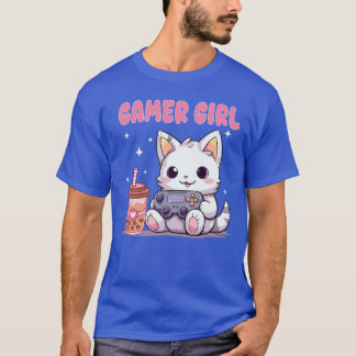 Gamer Girl Kat Gaming Kat Gaming Console Bubbel Bo T-shirt