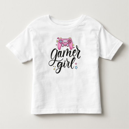 Gamer Girl Kinder Shirts (Voorkant)