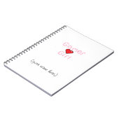 Gamer Girl-laptop Notitieboek (Linkerzijde)