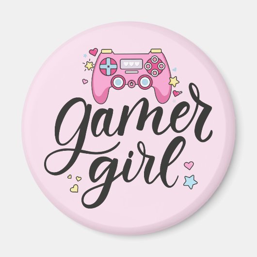 Gamer Girl Magneet (Voorkant)