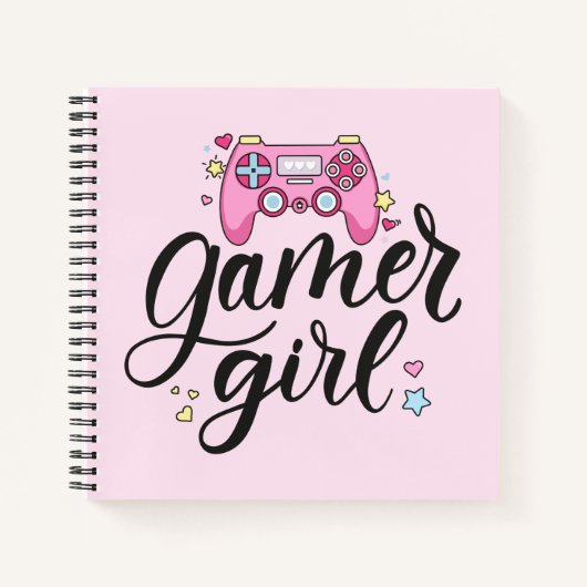 Gamer Girl Notitieboek (Voorkant)