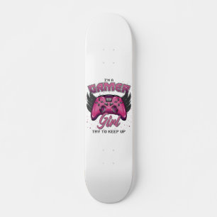 Gamer Girl-ontwerp Persoonlijk Skateboard