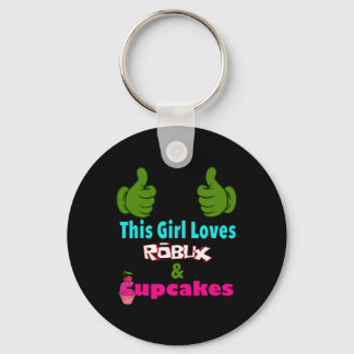 Gamer Girl Ontwerp Zegt Deze Meisje Houdt Van Robu Sleutelhanger
