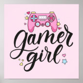 Gamer Girl Poster (Voorkant)