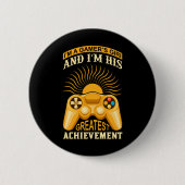 Gamer girl ronde button 5,7 cm (Voorkant)