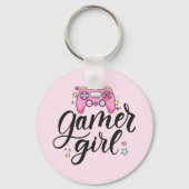 Gamer Girl Sleutelhanger (Voorkant)