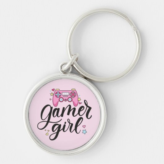 Gamer Girl Sleutelhanger (Voorkant)