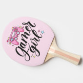 Gamer Girl Tafeltennisbatje (Zijkant)