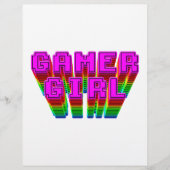 Gamer Girl-tekst (Voorkant)