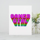 Gamer Girl-tekst (Staand voorkant)