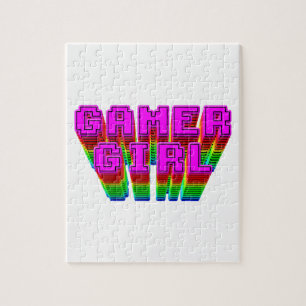 Gamer Girl-tekst Legpuzzel