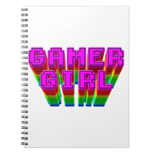 Gamer Girl-tekst Notitieboek