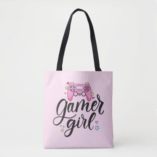 Gamer Girl Tote Bag (Voorkant)