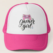 Gamer Girl Trucker Pet (Voorkant)