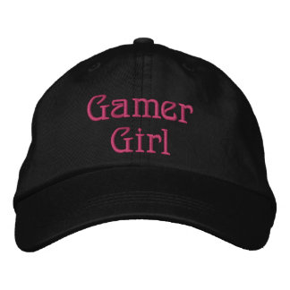 Gamer Girl verstelbaar Pet geborduurd Pet