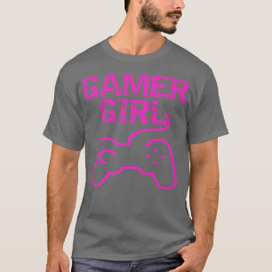 Gamer Girl Video Gaming Funny Novelty Mode Girl T-shirt