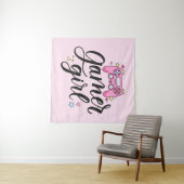 Gamer Girl Wandkleed (In Situ (horizontaal))