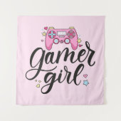 Gamer Girl Wandkleed (Voorkant)