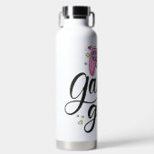 Gamer Girl Waterfles (Voorkant)