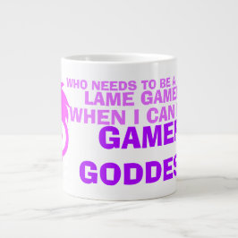 Gamer Goddess Funny Humor Meme Grote Koffiekop