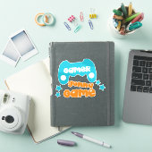 Gamer Gonna Game, Video Game, Joystick, Joypad Sticker (iPad Cover)