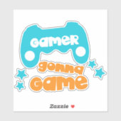 Gamer Gonna Game, Video Game, Joystick, Joypad Sticker (Vel)