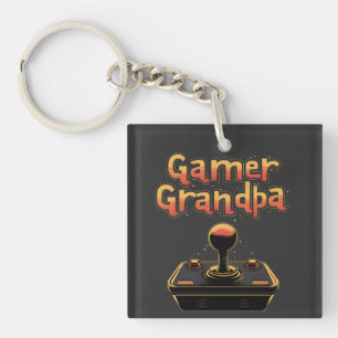 Gamer Grandpa Sleutelhanger