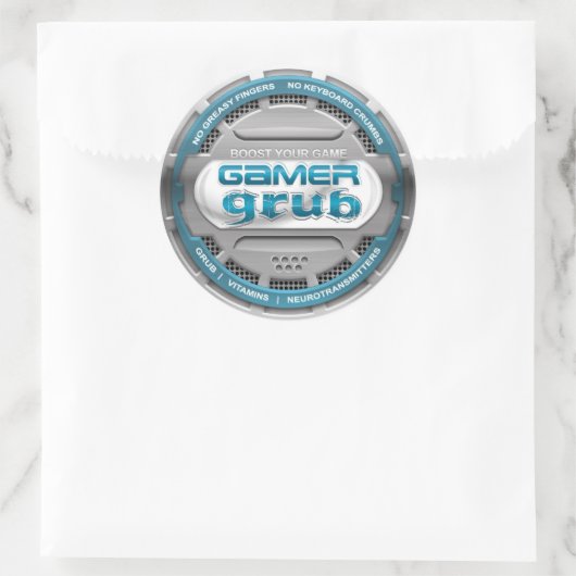 Gamer Grub Sticker (Tas)