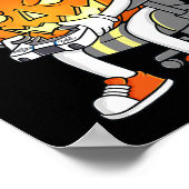 Gamer Halloween Jackolantern Scary Gaming Boys Kin Poster (Hoek)