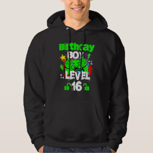 Gamer Happy 16th Birthday Level 16 Ontgrendeld 16- Hoodie