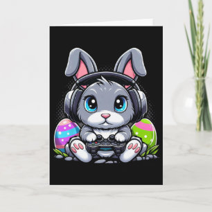 Gamer Happy Easter Day Bunny Egg Funny Boys Girls Kaart