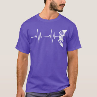 Gamer Hartslag Cadeau voor Videogame Liefhebber Vi T-shirt