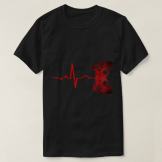 Gamer Hartslag Controller Ontwerp T-shirt