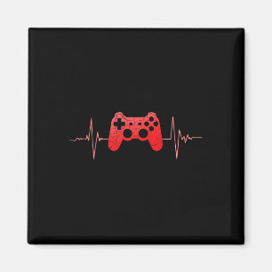 Gamer Hartslag Polsslag Videogame Controller Gamin Magneet