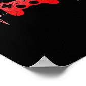 Gamer Hartslag Polsslag Videospel Controller Gamin Poster (Hoek)