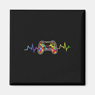 Gamer Hartslag Videogames Jongens Tieners Jongens  Magneet
