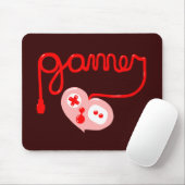 Gamer Heart Muismat (Met muis)