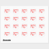 Gamer Heart Ronde Sticker (Vel)