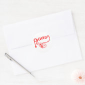 Gamer Heart Ronde Sticker (Envelop)