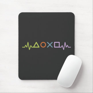 Gamer Heartbeat Controller Pulse Muismat