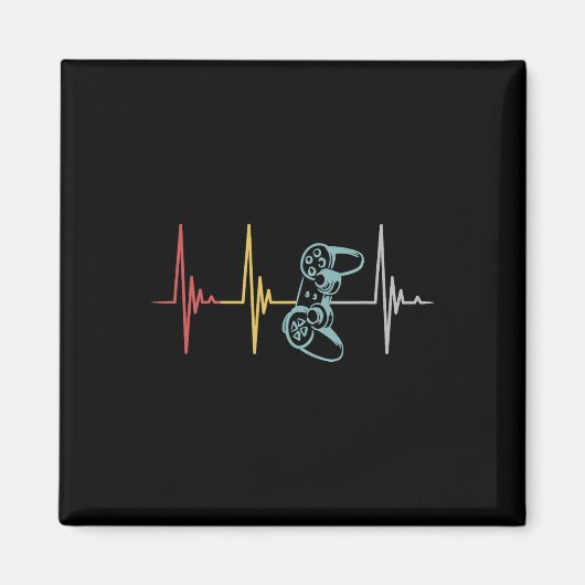 Gamer Heartbeat Controller voor Nerd Multiplayer G Magneet (Voorkant)