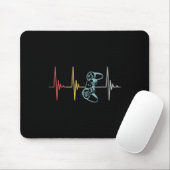 Gamer Heartbeat Controller voor Nerd Multiplayer G Muismat (Met muis)
