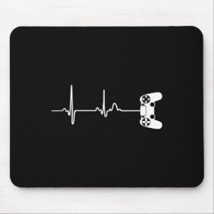 Gamer Heartbeat For Video Game Players Muismat
