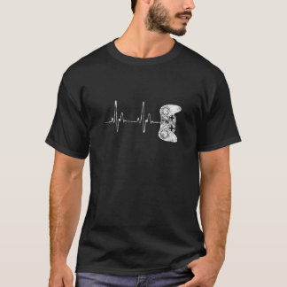 Gamer Heartbeat Hoodie Video Game Lover Gift Zip H T-shirt