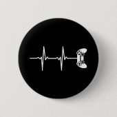 Gamer Heartbeat Ronde Button 5,7 Cm (Voorkant)