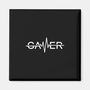 Gamer Heartbeat Videogames Grafisch  Magneet