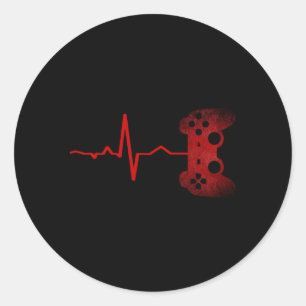 Gamer Hebeat Videogames Gaming NS Ronde Sticker
