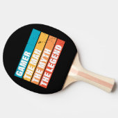 Gamer. Het Man. De mythe. De Legende. Tafeltennisbatje (Zijkant)